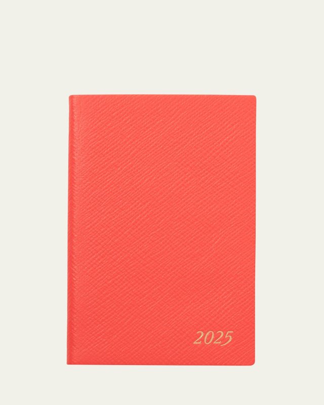 2025 Panama Leather Weekly Agenda with Pocket